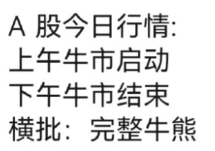 彻底懵了！A股突然跳水 超4000股下跌！股民：上午牛市启动 下午结束！