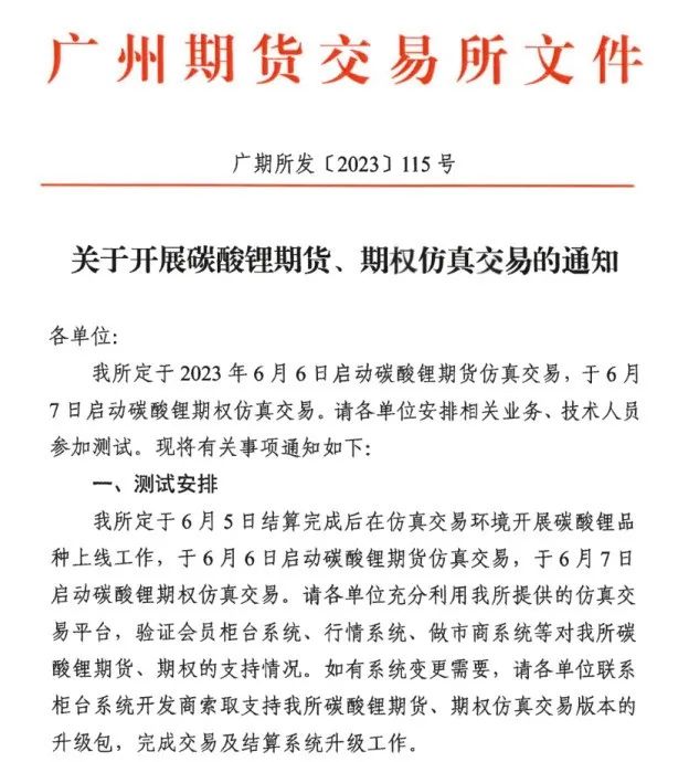 重回30万元/吨！碳酸锂价格坐上“过山车” 广期所下周启动期货期权仿真交易