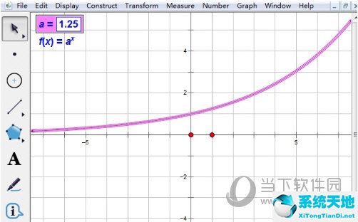 几何画板如何画动态指数函数图像 绘制技巧介绍