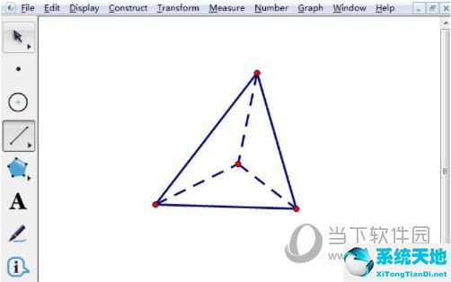 在几何画板中怎么画一个正三棱锥(几何画板如何制作三棱锥展开图)
