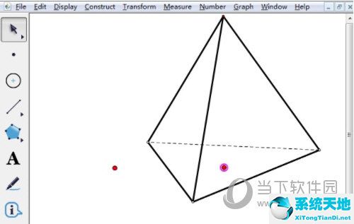 在几何画板中怎么画一个正三棱锥(几何画板如何制作三棱锥展开图)