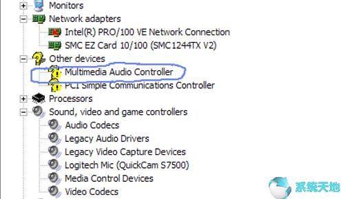 电脑没有多媒体音频控制器(多媒体音频控制器无适配驱动)