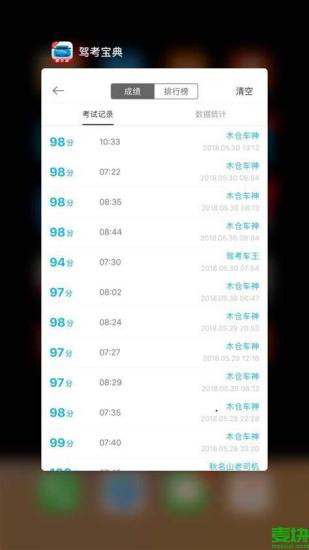 驾考宝典怎么查成绩