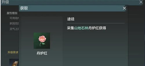 妄想山海丹炉红花束制作方法