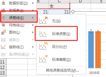 excel图表误差线怎么做