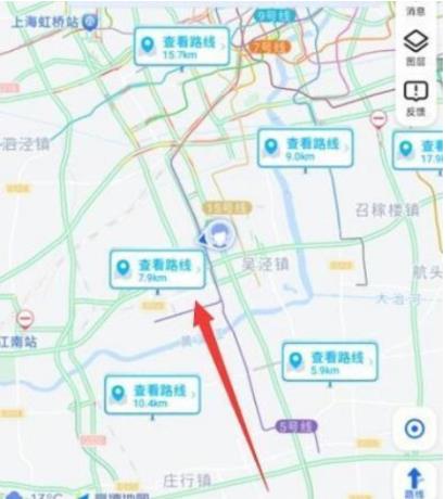 如何在高德地图上绘制路线图